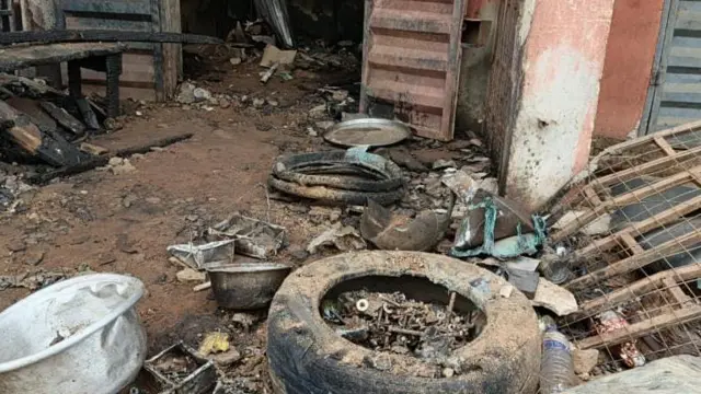 Aworan to ṣafihan ẹyin ijamba ina naa.