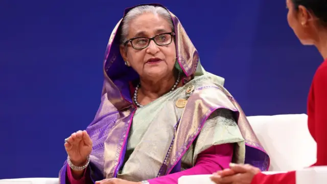 बांग्लादेश की पूर्व प्रधानमंत्री शेख हसीना