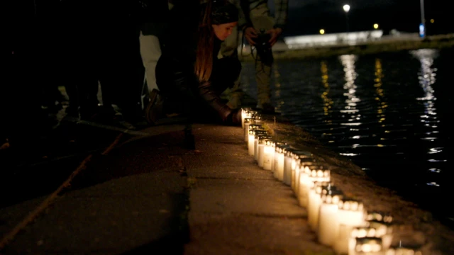 Velas acesasbetesporte cnpjvigília pelas vítimasbetesporte cnpjviolência doméstica na capital Reykjavik