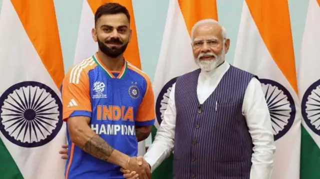 विराट कोहली आणि नरेंद्र मोदी