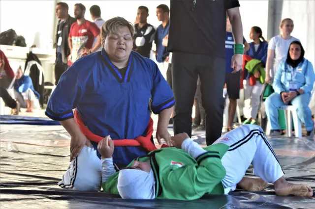 Нагира Сарбагышева 75 кг жогорку салмактагылар арасында чемпион болду. 