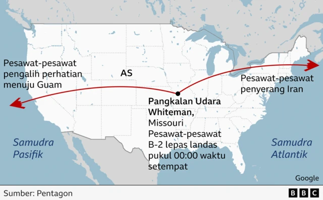 Strategi serangan pesawat B-2