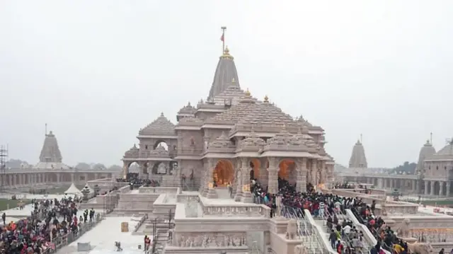 અયોધ્યાનું રામ મંદિર, રામ મંદિરની સુરક્ષા, અયોધ્યા રામ મંદિરમાં નમાજ, બીબીસી ગુજરાતી 