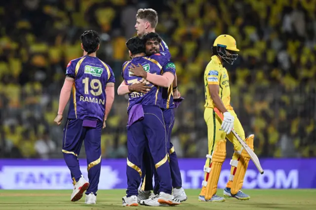 7 ரன்கள் எடுத்த கேப்டன் ருதுராஜ் கெய்க்வாட், அனுகூல் ராய் பந்துவீச்சில் ஆட்டமிழந்தார்