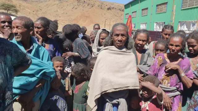 የተፈናቀሉ እናቶች እና ሕጻናት