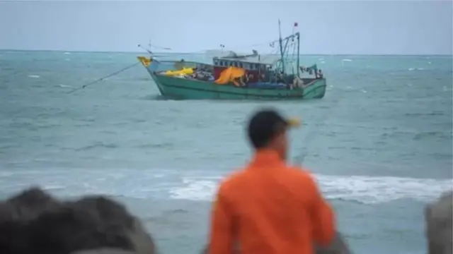 Bentuk kapal seperti ini yang kerap digunakan menyeludupkan imigran ke Australia.