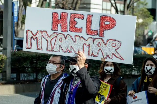 ၂၀၂၁ စစ်အာဏာသိမ်းမှု အစောပိုင်းကာလမှာ ဂျပန်ရောက်မြန်မာတွေရဲ့ တောင်းဆို ဆန္ဒပြမှု 