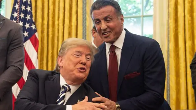Трамп і Сталлоне