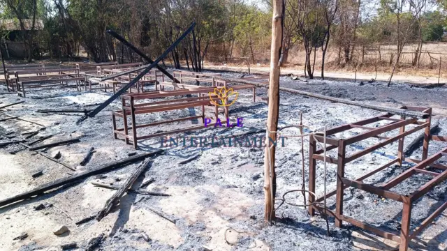 စစ်အာဏာသိမ်း၊ ပုလဲ၊ NUG စာသင်ကျောင်း၊ မီးရှို့ခံရ