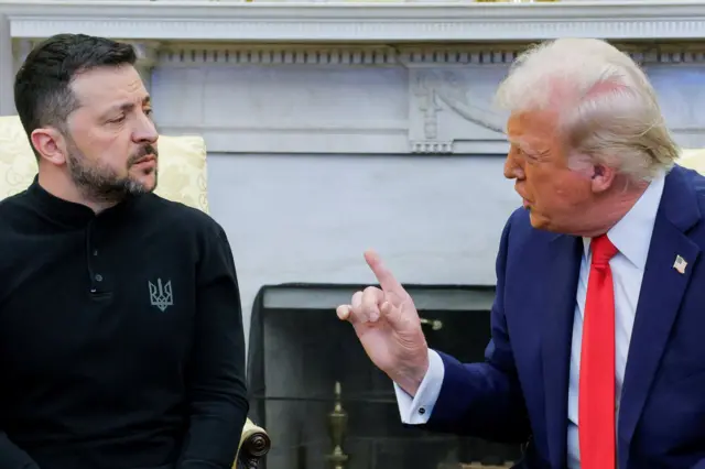 Trump y Zelensky