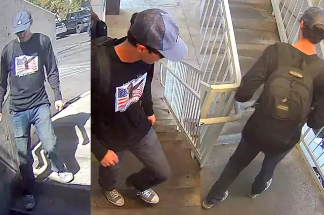 мршави мушкарац, са качкетом и наочарима за сунце, у дугој мајици, чарли кирк, цхарлие кирк, убијен чарли кирк, убиство чарлија кирка