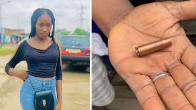 Nigerian girl and di bullet