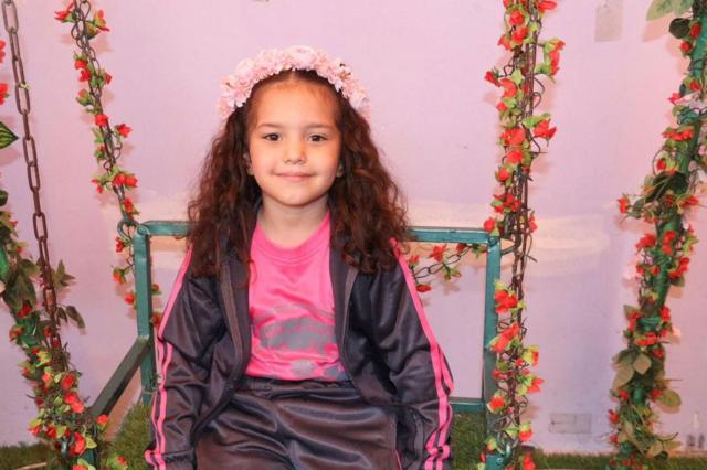 Hind Rajab sorrindo para fotoaldemir pokerbalanço