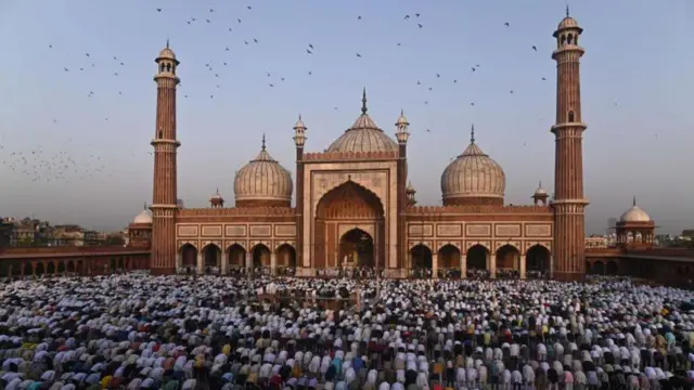 ਦਿੱਲੀ ਦੀ ਜਾਮਾ ਮਸਜਿਦ ਮਸਜਿਦ ਦਾ ਇੱਕ ਦ੍ਰਿਸ਼