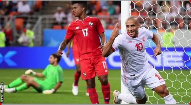 Wahbi Khazri n yọ lẹyin to gba goolu wọle Panama
