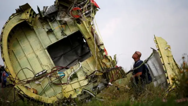 Qorataan balaa xiyyaaraa Maaleeziyaa bakka balaan xiyyaaraa MH17 naannoo Donetski Yukireen keessatti ji'a Adoolessaa bara 2014 keessa mudate qorataa jiru