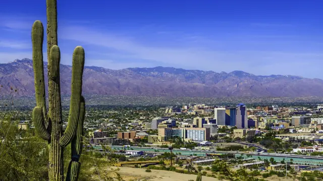 Imagen aérea de Tucson