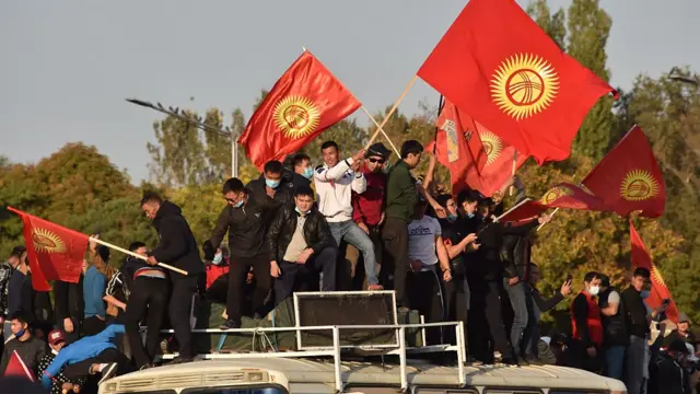 Бишкек, митинг
