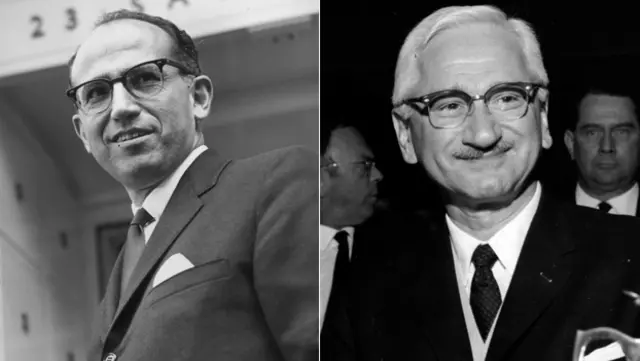  د ګوزڼ (پولیو) د واکسین لومړي جوړونکي آلبرت سابین او جوناس سالک