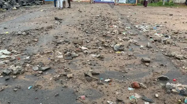 மோன்தா புயல், ஆந்திரா, சிதைபாடுகள் 