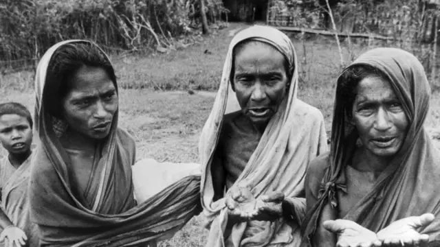 बंगाल दुष्काळ, उपासमारी