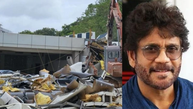 நாகார்ஜுனாவுக்குச் சொந்தமான கட்டடம் இடிப்பு