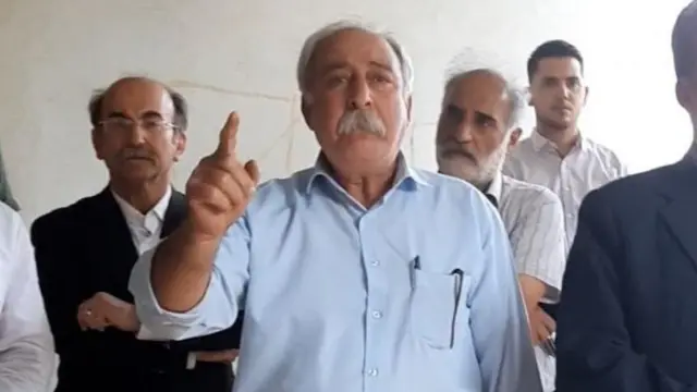 ت﻿صویری که از سیاوش حیاتی، سخنگوی مجمع مشورتی فعالان مدنی یارسان و دبیر جبهه‌ متحد کرد در شبکه‌های اجتماعی منتشر شده است