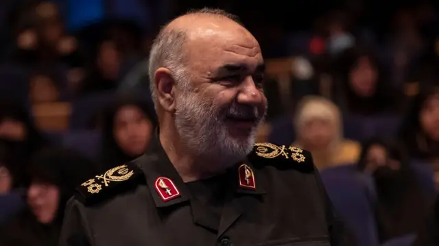 Meejar Jeneraal Huseen Salamiin, ajajaa Eegdota Warraaqsa Islaamaa Iraan (IRGC) yeroo sanaa 