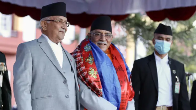 केपी ओली र प्रचण्ड