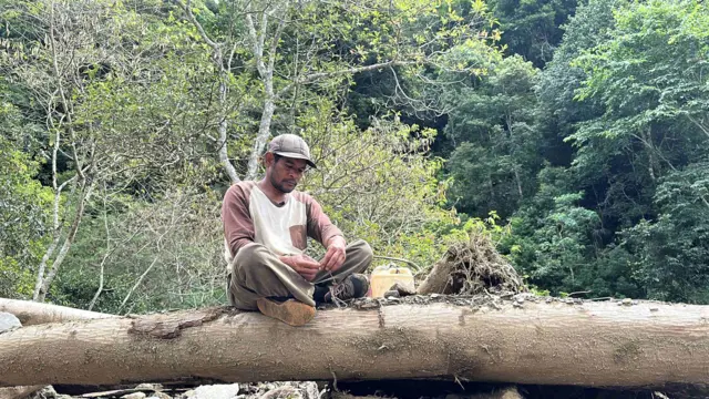 Sebelum bencana menghantam, Sumiaji mengenang bahwa kebun kopi miliknya sedang dalam masa panen. 