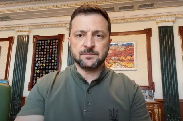 Скріншот із відео-звернення Володимира Зеленського