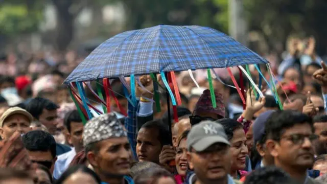 आन्दोलनमा सहभागी शिक्षकहरू