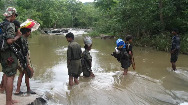 दक्षिण छत्तीसगडच्या जंगलांचा मोठा भाग चार दशके माओवाद्यांच्या नियंत्रणाखाली होता