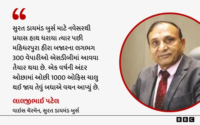 બીબીસી ગુજરાતી સુરત ડાયમંડ બુર્સ હીરાના વેપારી 