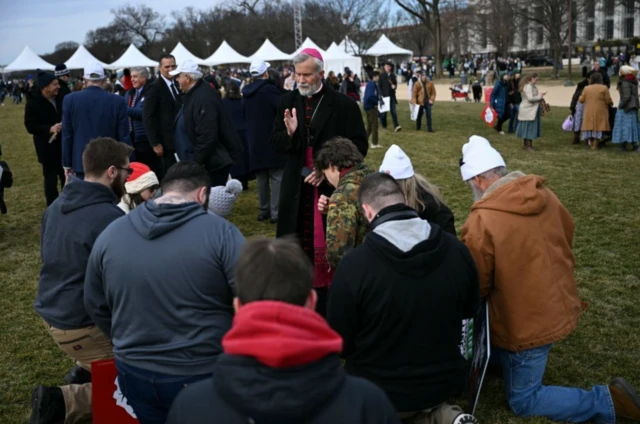 Епископ Стрикленд на Марше за жизнь в Вашингтоне в 2024 году
