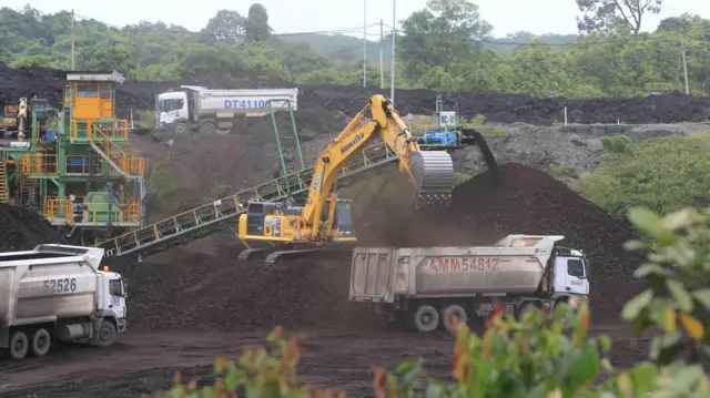 Ilustrasi tambang batubara