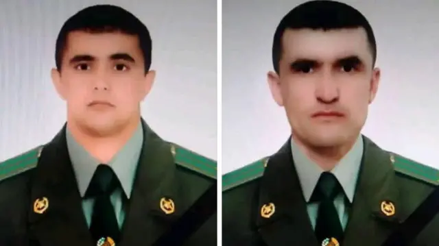 عکس دو سرباز تاجیکستانی که در مرز با افغانستان کشته شدند
