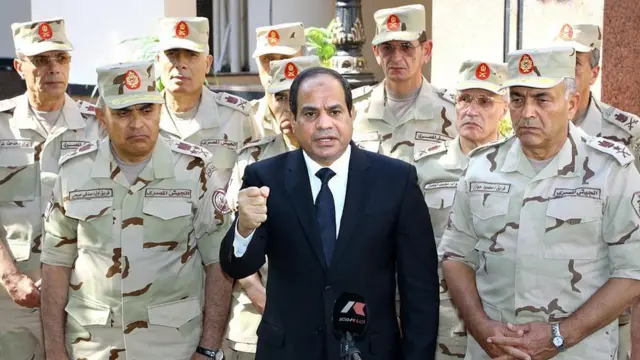 Presidente egípcio Abdul Fatah al Sisi