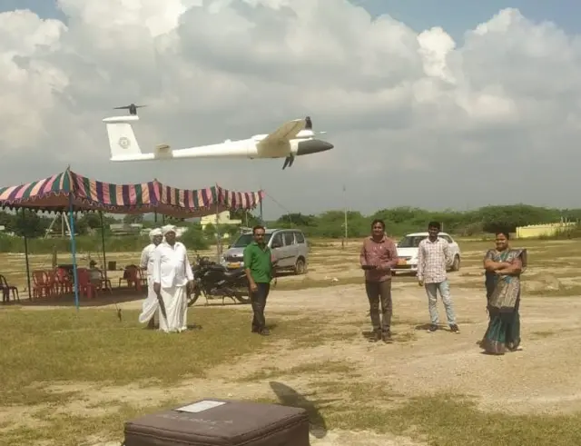 పల్నాడు జిల్లాలో భూ సర్వేలో మినీ ఎయిర్‌క్రాఫ్టు