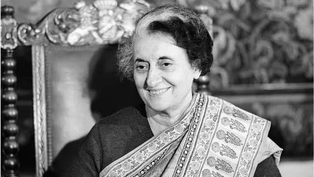 ১৯৭১ সালে ভারতের প্রধানমন্ত্রী ইন্দিরা গান্ধী।