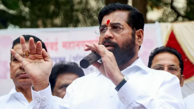 મહારાષ્ટ્રના મુખ્ય મંત્રી એકનાથ શિંદે