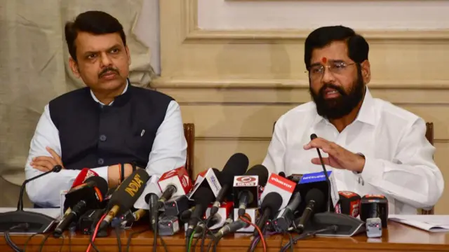 अजित पवार, देवेंद्र फडणवीस, एकनाथ शिंदे