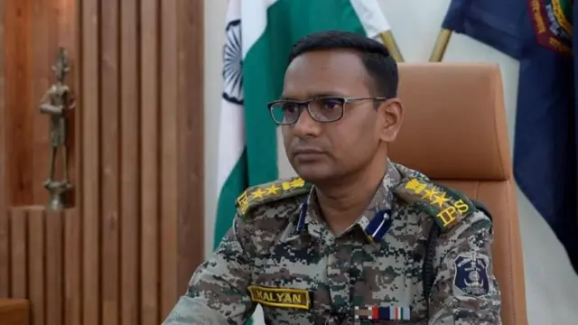 কাঙ্কেরের পুলিশ সুপার কল্যাণ আলেসেলা।