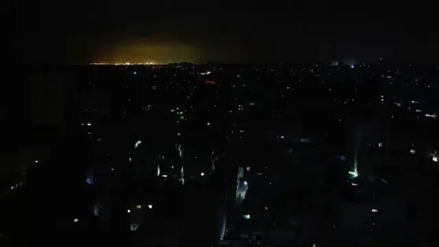 Gaza na escuridão 