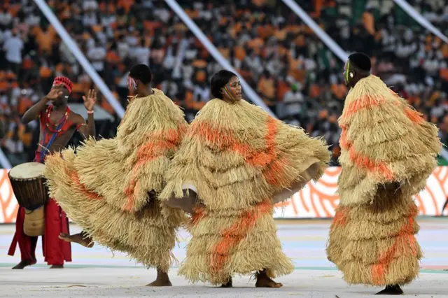 Àwọn àwòrán láti ibi ayẹyẹ ìṣíde ìdíje AFCON