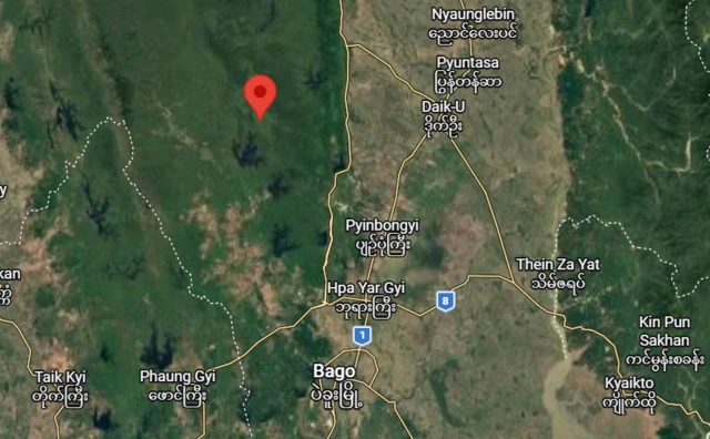 ဒီကနေ့ ငလျင်လှုပ်ခတ်သွားတဲ့ တည်နေရာ