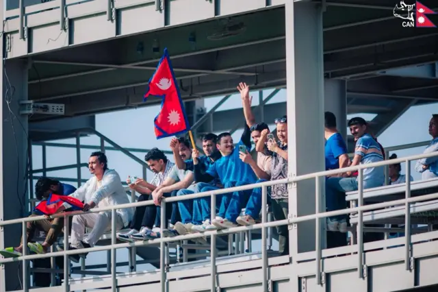 नेपाली समर्थकहरूको राम्रो उपस्थिति हुने गरेको छ