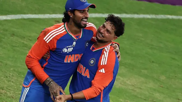 ফাইনাল জয়ে ভারতের দুই নায়ক তিলক ভার্মা ও কুলদীপ ইয়াদাভ
