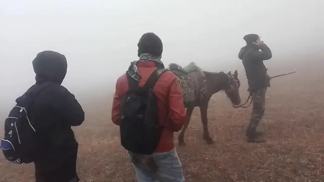 پناهجویان در بیابان