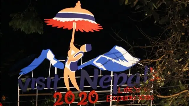 नेपाल भ्रमण वर्ष २०२० को लोगो